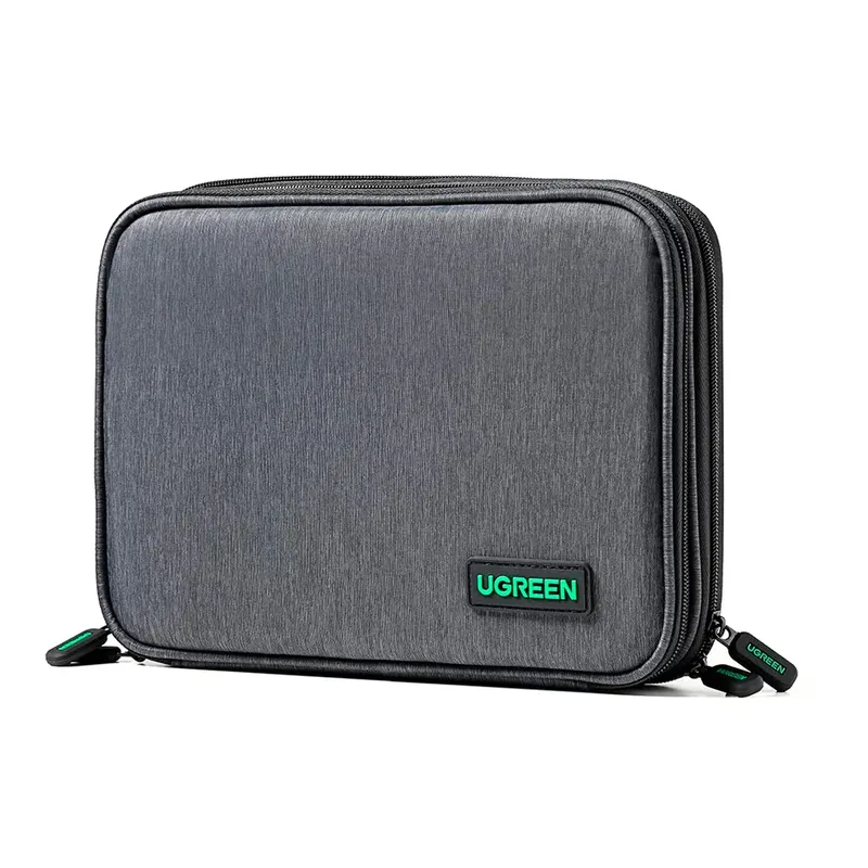 Ugreen Case Bag Duplo Acessórios Mini Ipad Nintendo Cabos Hd