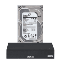 Dvr Intelbras 8 Canais Mhdx 3008-c Com Hd De 3TB Instalado