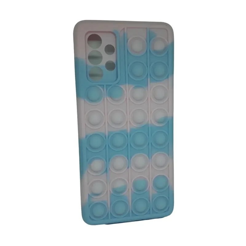 Capa Capinha Celular Galaxy A72 Popit Ante Estresse Ante Queda A72:rosa/azul