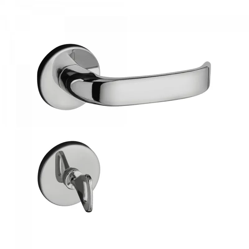 Fechadura Concept Banheiro 40mm Roseta Redonda Cromada Rr1 413-40cb Cr Pado