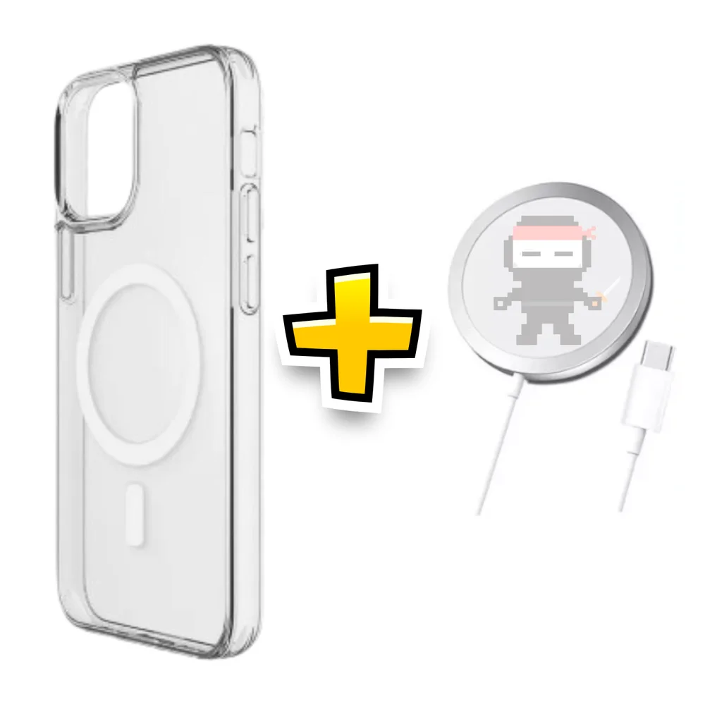 Kit Capa Magnética Para Iphone 11 Pro E Cabo Carregamento