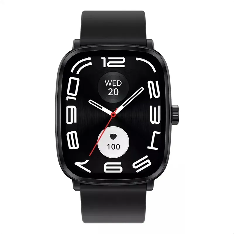 Relógio Smartwatch Haylou Rs5 Preto Ls19 Tela AmoLED 2,01 Cor:preto