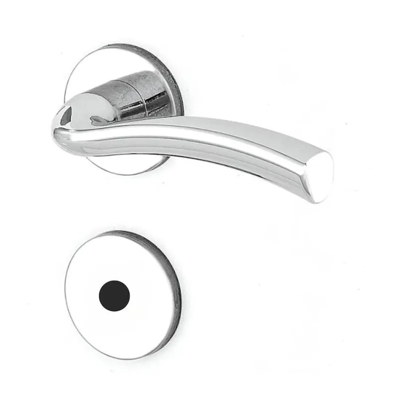 Fechadura Banheiro Handy Antioxy 55mm R528 Aço Inox 304 Cromado Haga