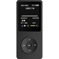Mp4 Mp3 Player Fino Slim Gravador Voz Radio Fm Acompanha Fone De Ouvido Bluetooth Cartão De Memória 32gb Bolsa Fitness De Brinde
