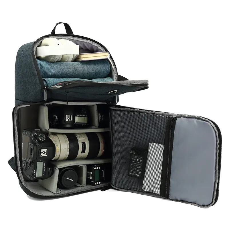 Mochila Bolsa Profissional Fotográfica Universal Para Câmera DSLR e Mirrorless