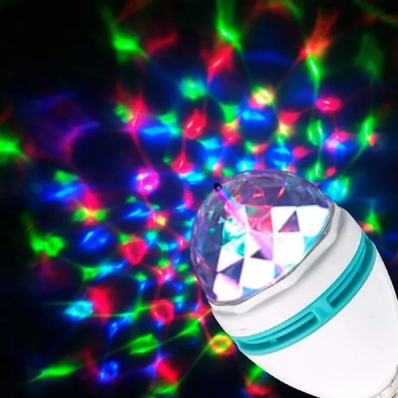 Kopeck Lâmpada LED Colorida Giratória 3w RGB 500lm E27 Bivolt 100-240v 20.000 Horas