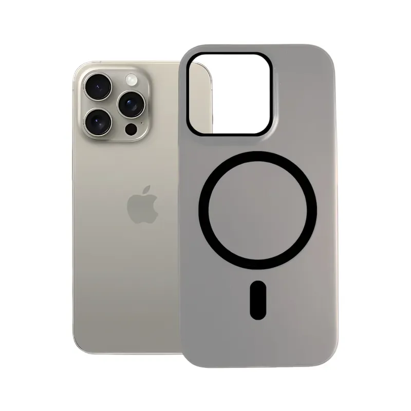 Capa Fumê Ondulado Rígida Para Iphone 15 Pro Max
