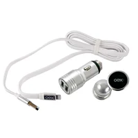 Kit Cabo Carregador Suporte Veicular Lightning