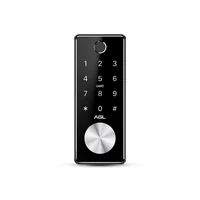 Fechadura Digital Agl T12 Bluetooth Tecnologia Rfid Usb Chave Manual Preto