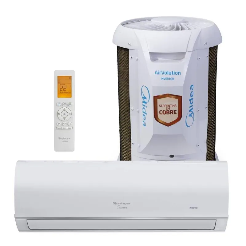 Ar Condicionado Midea Airvolution, 12000 BTUS, Quente/Frio, 220v