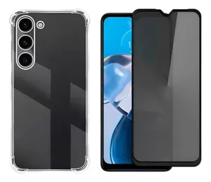Capinha Anti Impacto + Película Fosca Privacidade Para Samsung Galaxy A25 5g