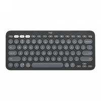 Teclado Sem Fio Logitech, Bluetooth e USB, Pebble Keys 2 K380s, Easy-Switch e Pilha Inclusa, Grafite - 920-011789