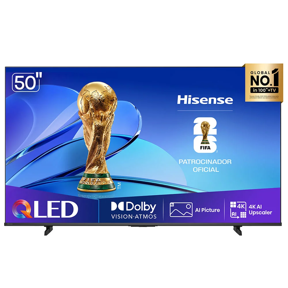 Smart TV QLED 4K Hisense 50" 50Q6QVV