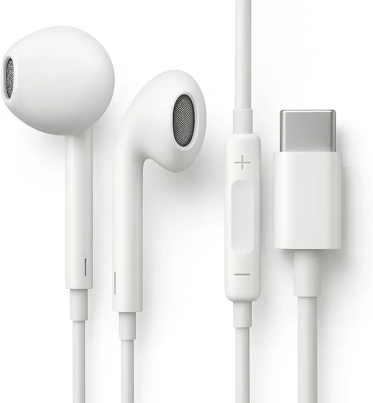Fone De Ouvido Com Fio Usb-c Compatível Com Iphone 15 15 Pro 15pro Max
