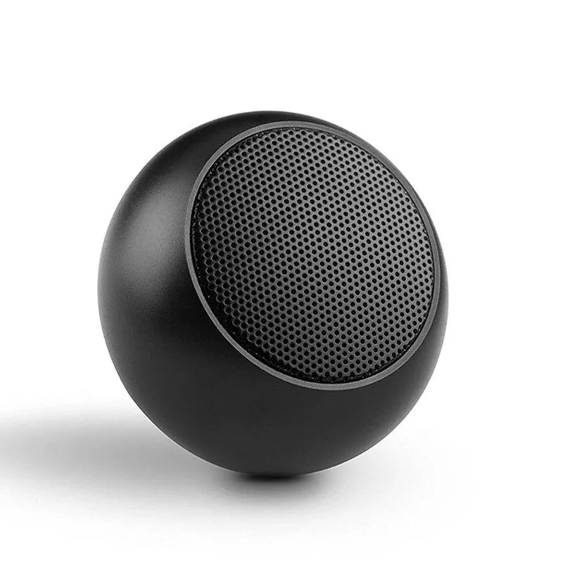 Mini Caixa De Som Portátil Altomex Wireless Speaker, Bluetooth, 3W, acompanha Alça de Transporte, Preta Black