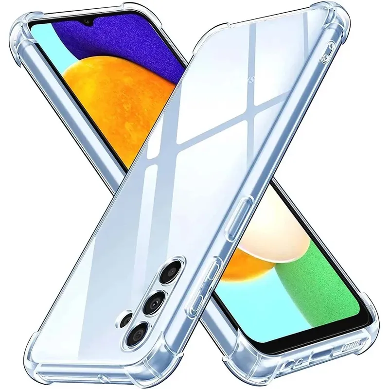 Capa Capinha Tranparente Silicone Antiqueda Antiimpacto Samsung A04 Cor:transparente