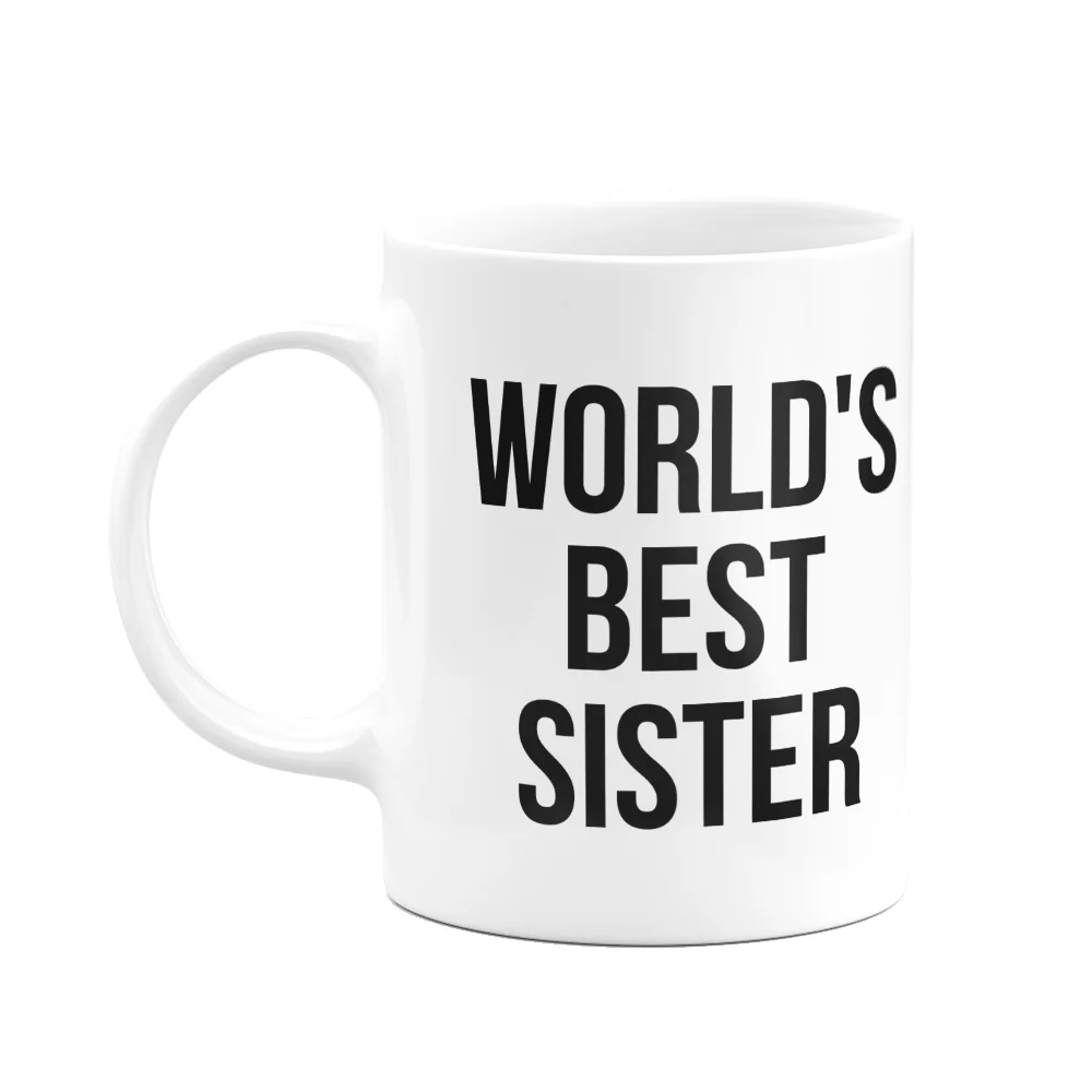 Caneca World Best Sister The Office Branca