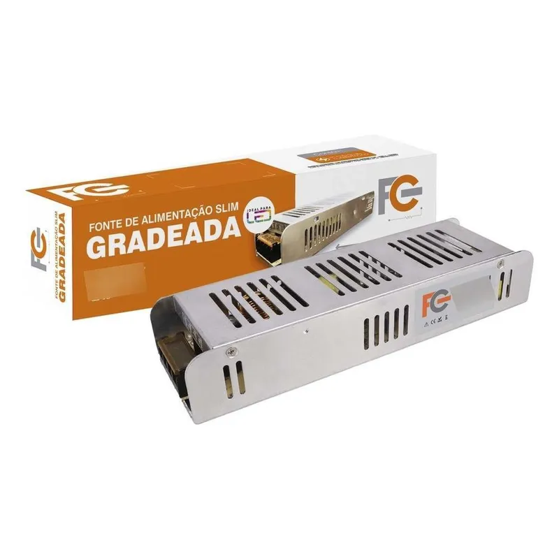 Fonte Chaveada Slim Cftv 12v 10a 120w Universal Bivolt Nfe