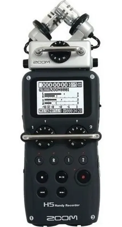 Gravador Digital Zoom H5 - 100% Digital