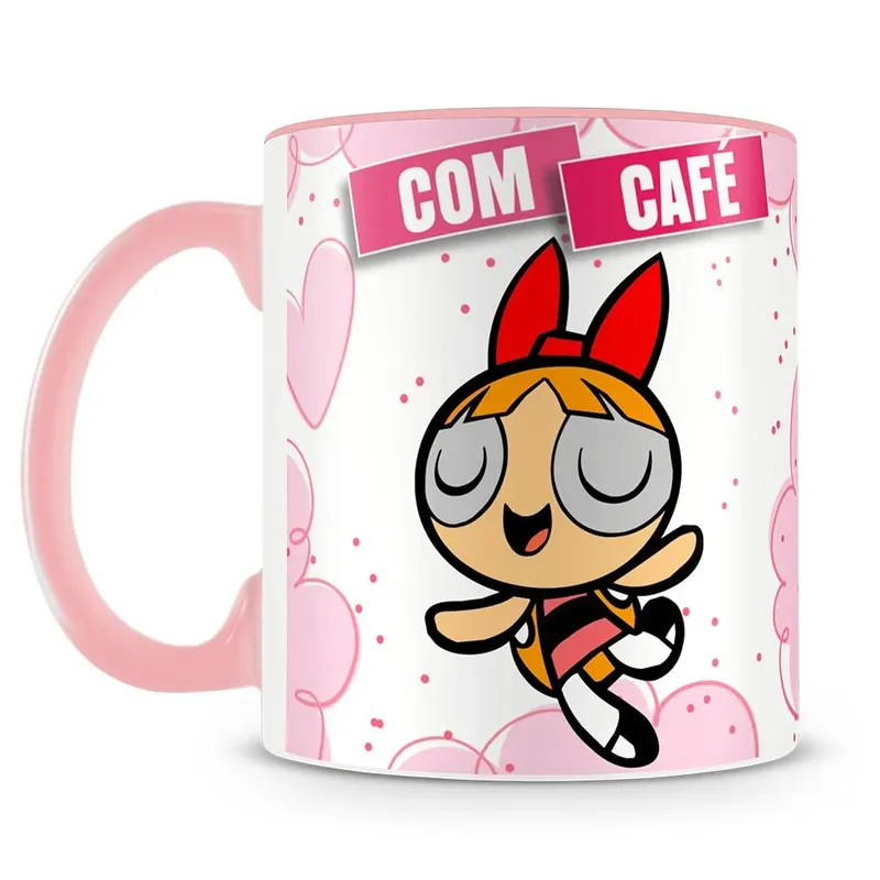 Caneca Florzinha “Com Café e Sem Café”