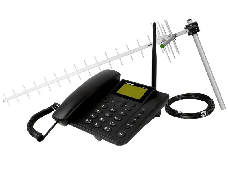 Telefone Celular Fixo Intelbrás Cfa 4012 Gsm De Mesa