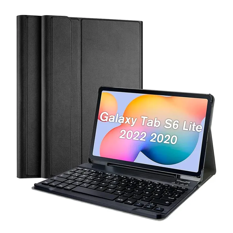Teclado Sem Fio Typecase Para Samsung S6 Lite 10.4 Pol Preto