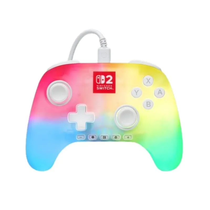 Controle Com Fio Advantage Wired Mario Time Nintendo Switch 2 Power A
