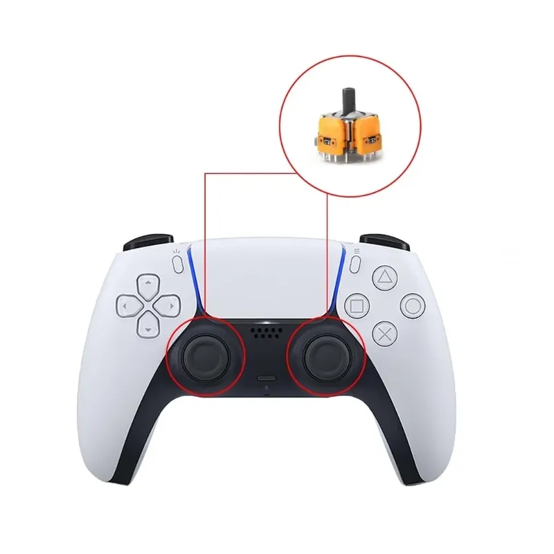 Analogico Hall Effect V3.0 Dualsense Sony Playstation 5 Ps5 Controle Anti Drift