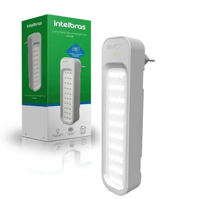 Luminária De Emergência Intelbras Autônoma Lea 150 110v/220v.