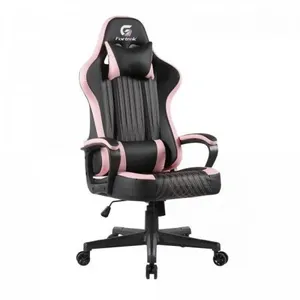 Cadeira Gamer Fortrek Vickers, Suporta até 135Kg, Preta/Rosa