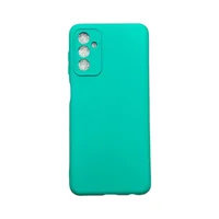 Capa Samsung M13 4g Silicone Aveludada Protege Câmera Colorida Capinha Anti Impacto M13:verde Água