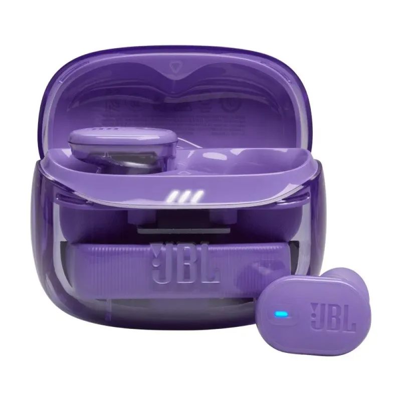 Fone De Ouvido Bluetooth Jbl Tune Buds 2 Transparente Roxo