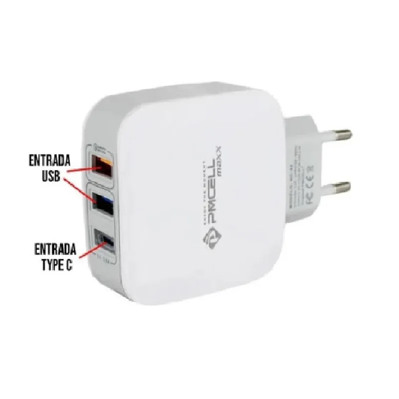 Carregador Fonte Usb Maxx Hc-44 Turbo Type-c Qualcomm 3.0