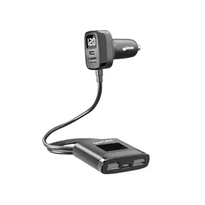 Carregador Veicular Awei C-853 | Usb-a + Tipo-c, Carregamento Rápido E Cabo 1,5m