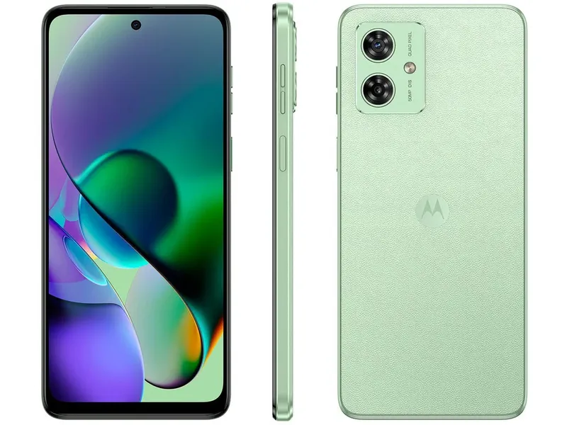 Smartphone Motorola Moto G54, 5G, 256GB, 8GB RAM, Câmera 50MP + Selfie 16MP, Tela 6.5", Dual Chip, Verde