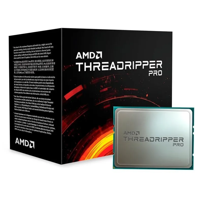 Processador AMD Ryzen Threadripper Pro 5995WX, Cache 256 MB, 64 Núcleos, SP3 WOF - 100-100000444WOF