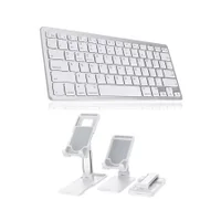 Teclado Bluetooth Galaxy A7 Lite T200/t225+ Sup Apoio Branco