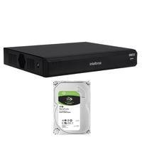 Kit Intelbras, DVR Imhdx 3004, 4 Canais, Inteligência Artificial + HD 1TB