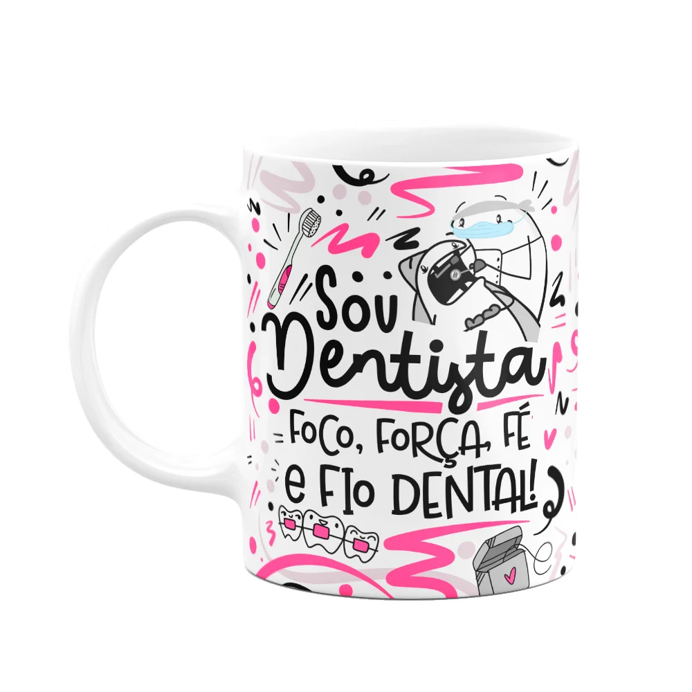 Caneca Flork Profissões - Dentista