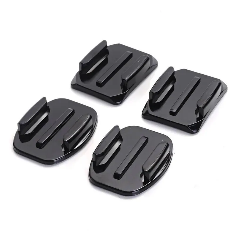 Kit De Suportes Adesivos Planos E Curvos Para Gopro E Câmeras Similares - Telesin