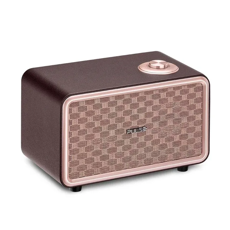 Caixa de Som Retro Pulse, Bluetooth, Speaker Presley - SP367