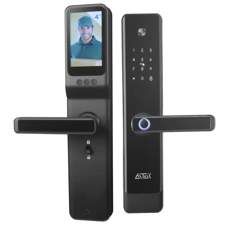 Fechadura Digital Biométrica Casa Inteligente Câmera Senha