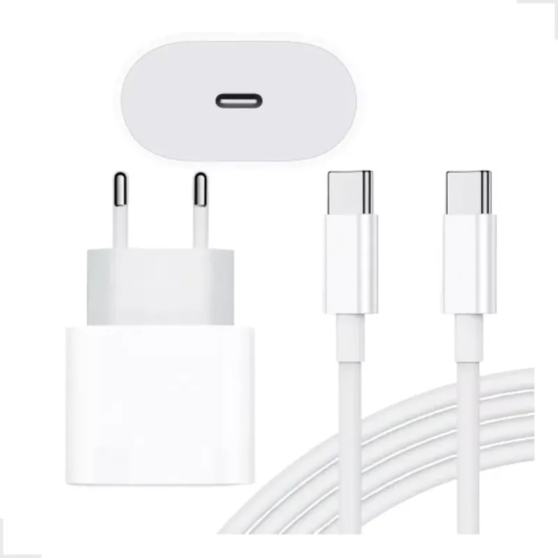Carregador Turbo 35w + Cabo Tipo-c Para Iphone 15 16 Android.