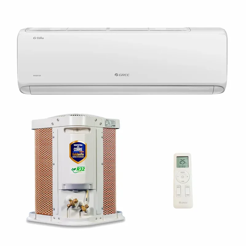 Ar Condicionado Split Hi Wall Inverter G-clima Gree 9.000 Btus Frio 220v R-32