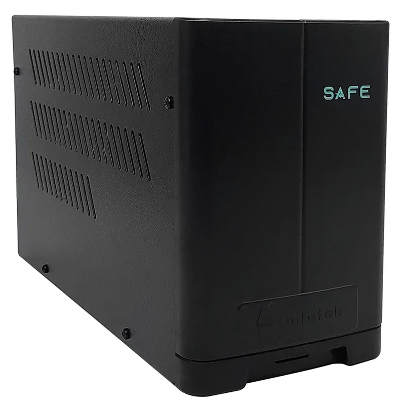 Nobreak 1200va Coletek Safe1200, Entrada Bivolt Automático, Saída 115v, 8 Tomadas, 2x Bat. 12v/7ah