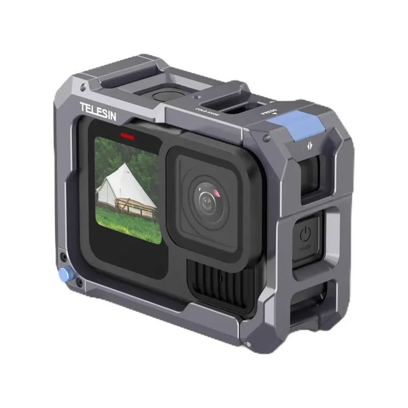 Suporte Frame De Alumínio Para Gopro Hero 11 / 10 / 9 Black - Telesin