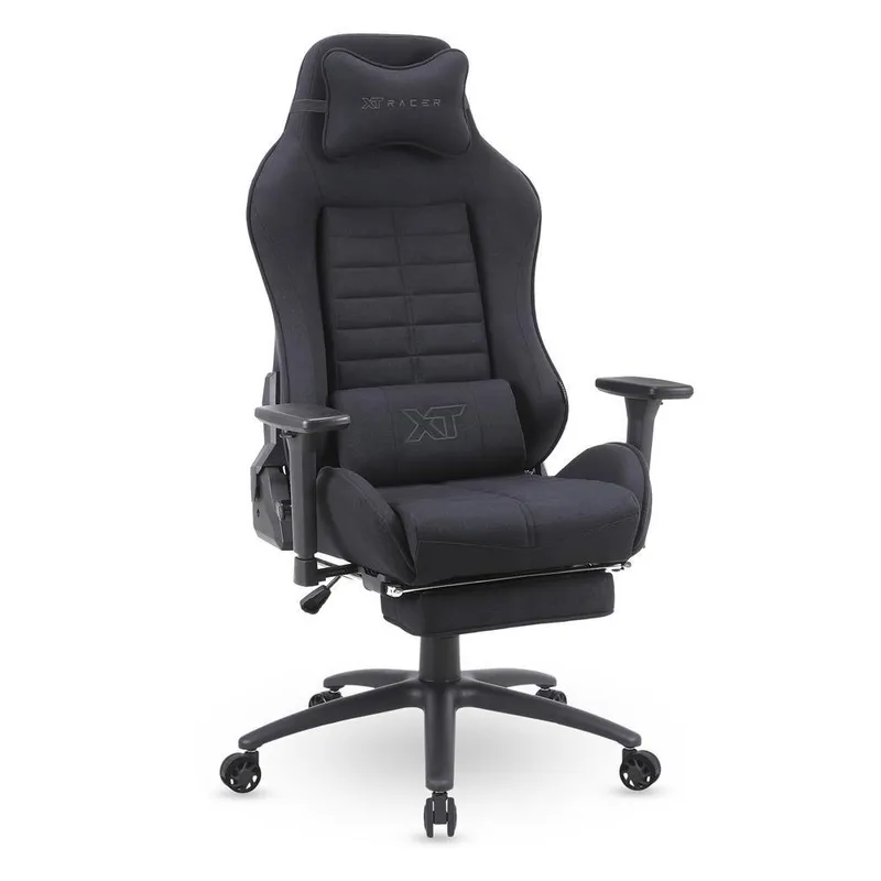 Cadeira Gamer E Escritório Xt Racer Platinum W Styles E Tecido,preto