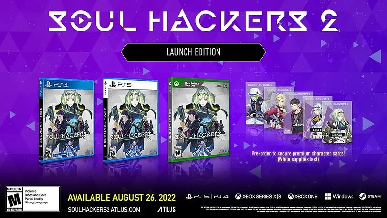 Jogo Soul Hackers 2 Launch Edition - Playstation 5