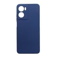 Capa Capinha Compatível Com Motorola Moto G05 Tela 6.7 Silicone Aveludada Premium Cor:azul Escuro
