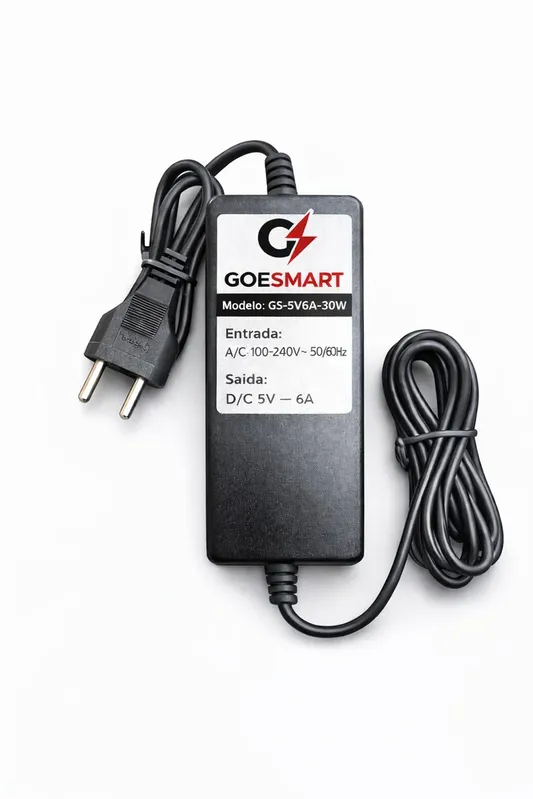 Fonte 5v 6a Bivolt P4 5.5x2.1mm Alta Potência